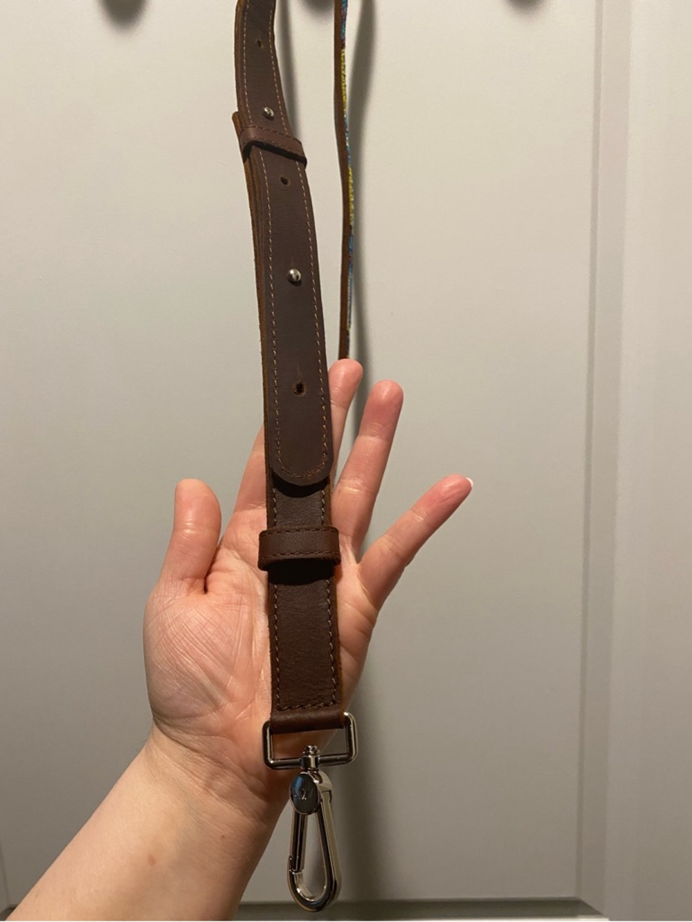 Consuela Blueberry Crossbody Strap with Brown Leather - NWOT - Picture 5 of 8